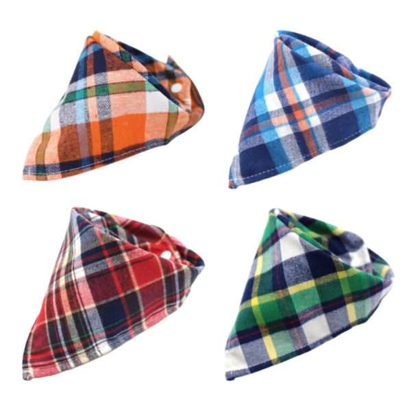 Bandana Cuadrillé con Botón